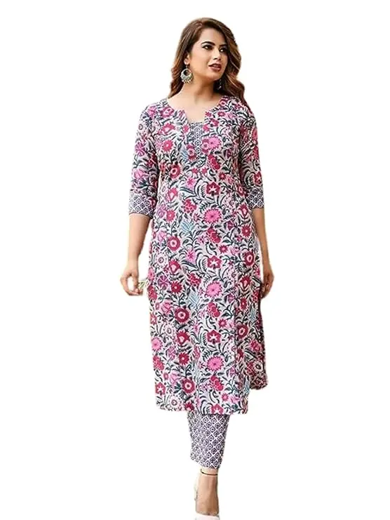 GRECIILOOKS Kurta Set for Women | Kurta Set | Kurti Set for Women | Festive Kurta Set for Women | Regular Fit Kurta Set for Women