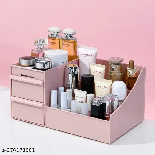 Creams,Shampoo,Toothpaste,Liquid items Plasric Storage Organizer (Pink)Bathroom Items Organizer For